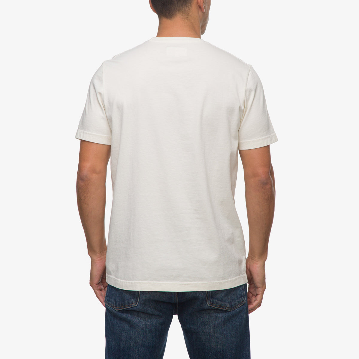 Marte Short Sleeve Tee - Marshmallow - Back View