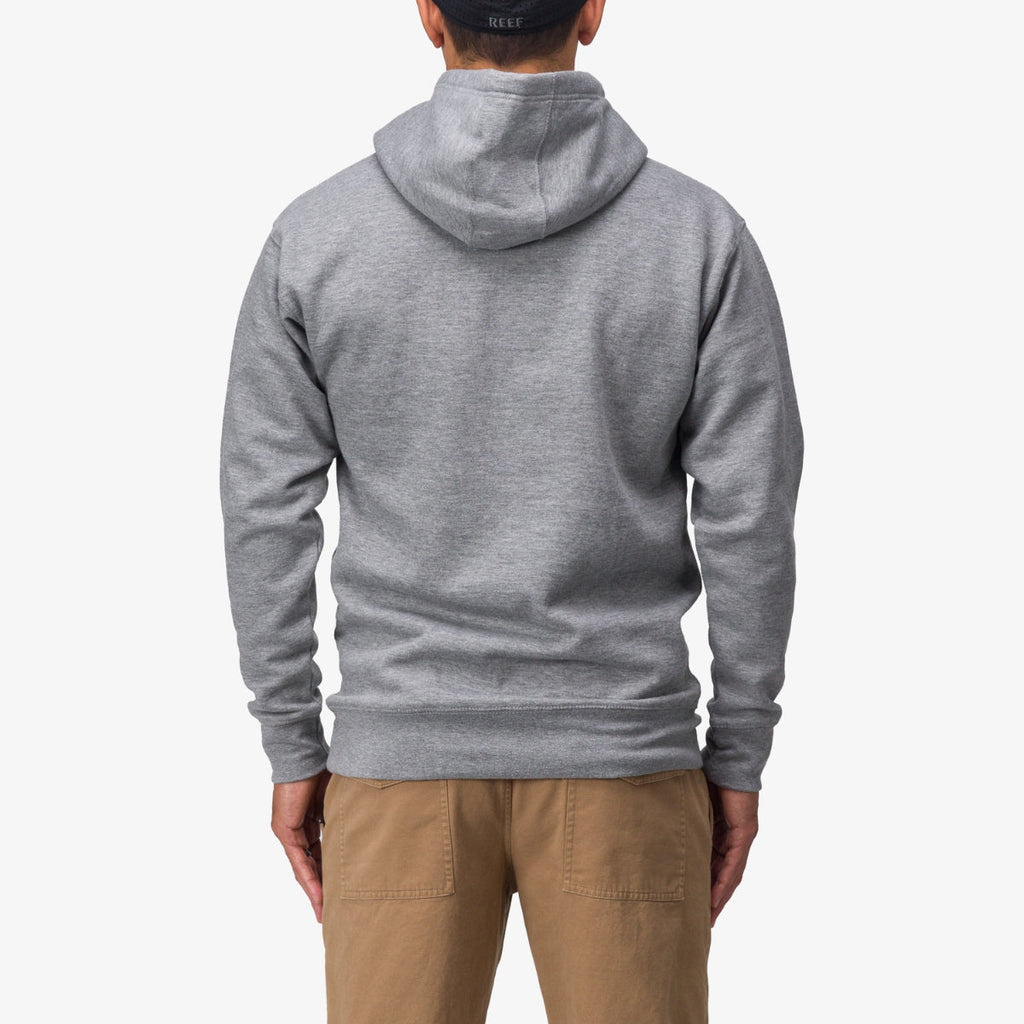 Rancho Hoodie - Carbon Heather - Back View