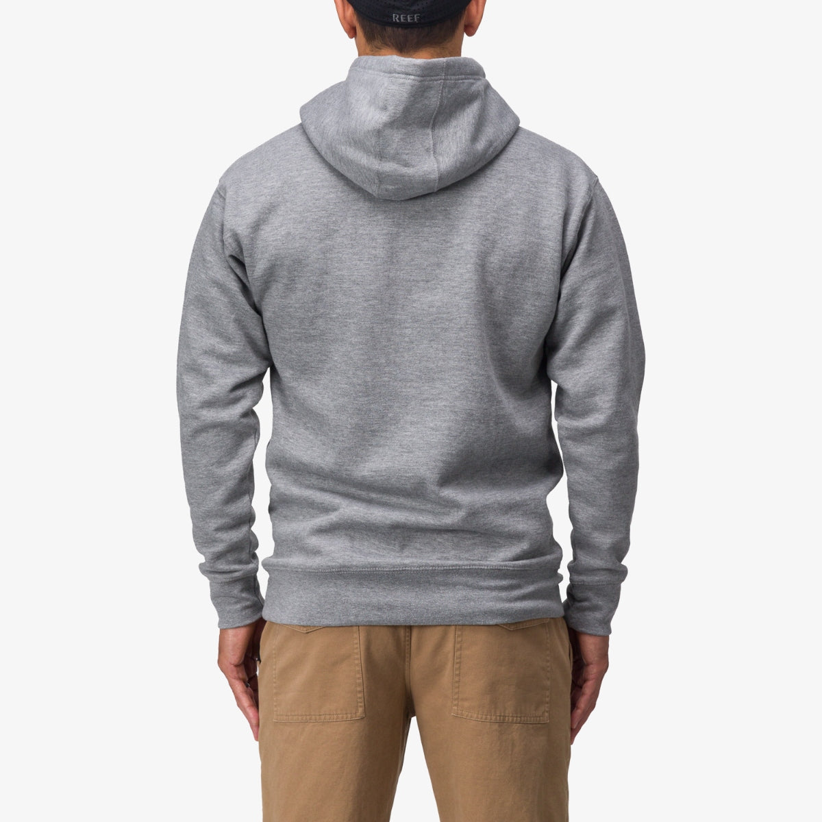 Rancho Hoodie - Carbon Heather - Back View