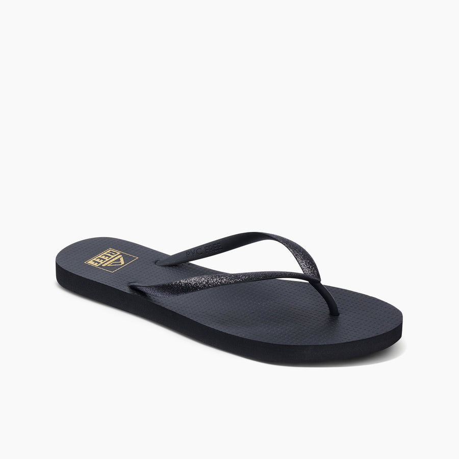 Reef Seaside - Black Glitter - Main View