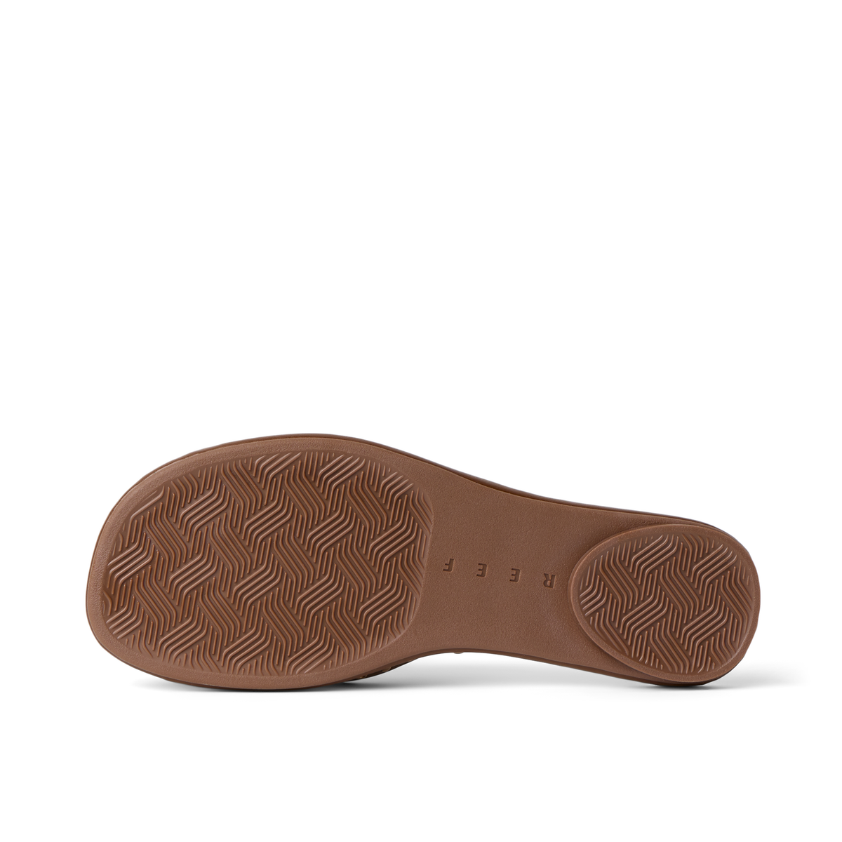 Willow Quinn Studs showing brown sole bottom facing upward, highlighting durable, water-friendly surf-inspired design.