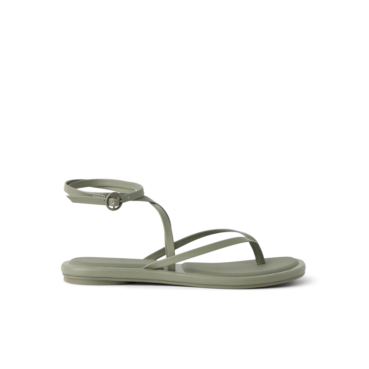 Willow Quinn women's sandal in light green with ankle strap, designed for comfort and everyday wear
